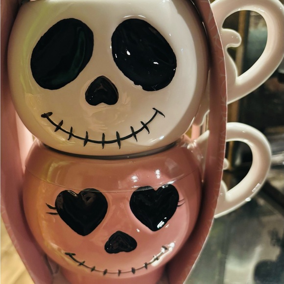 No Brand Other - Jacks Cute & Creepy Stack Mug Set 14-16oz Nightmare Before Christmas